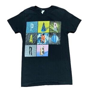 Paramore Pop Punk Band Squares Graphic T-Shirt Cotton Women's Size Medium